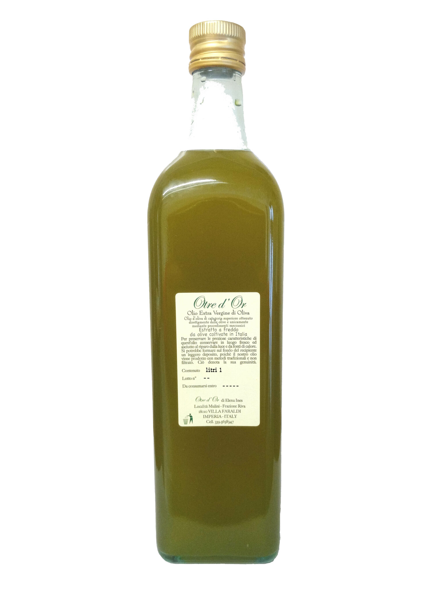 Olio Extravergine di Oliva - Cartone 6 Bottiglie di 1L - Arkadia Ecommerce